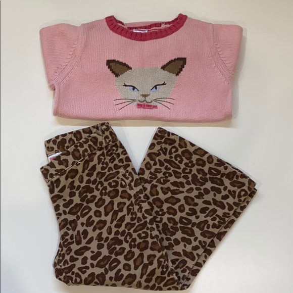 GYMBOREE Teacher's Pet pants and sweater - Picture 2 of 10